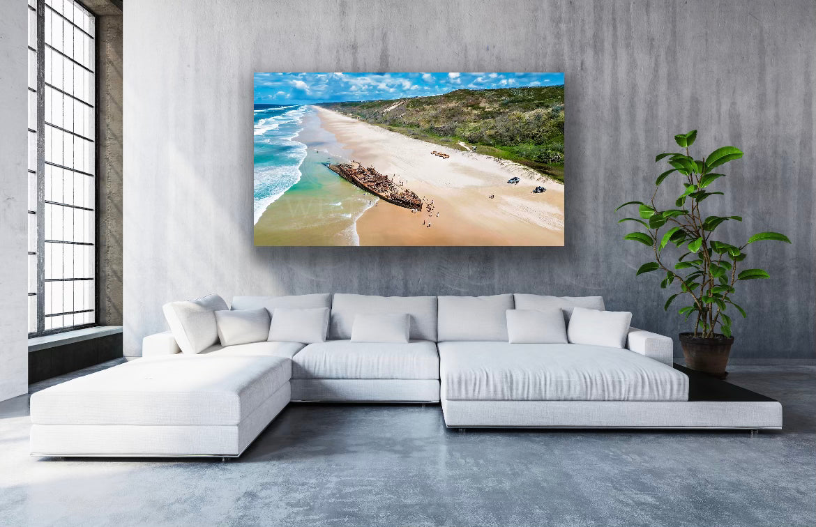 Wall Art - The Maheno: Stranded