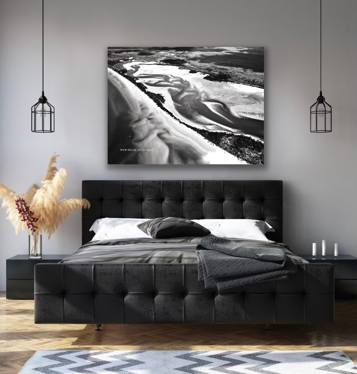 Wall Art ~ Wathumba Creek Three (Black & White)