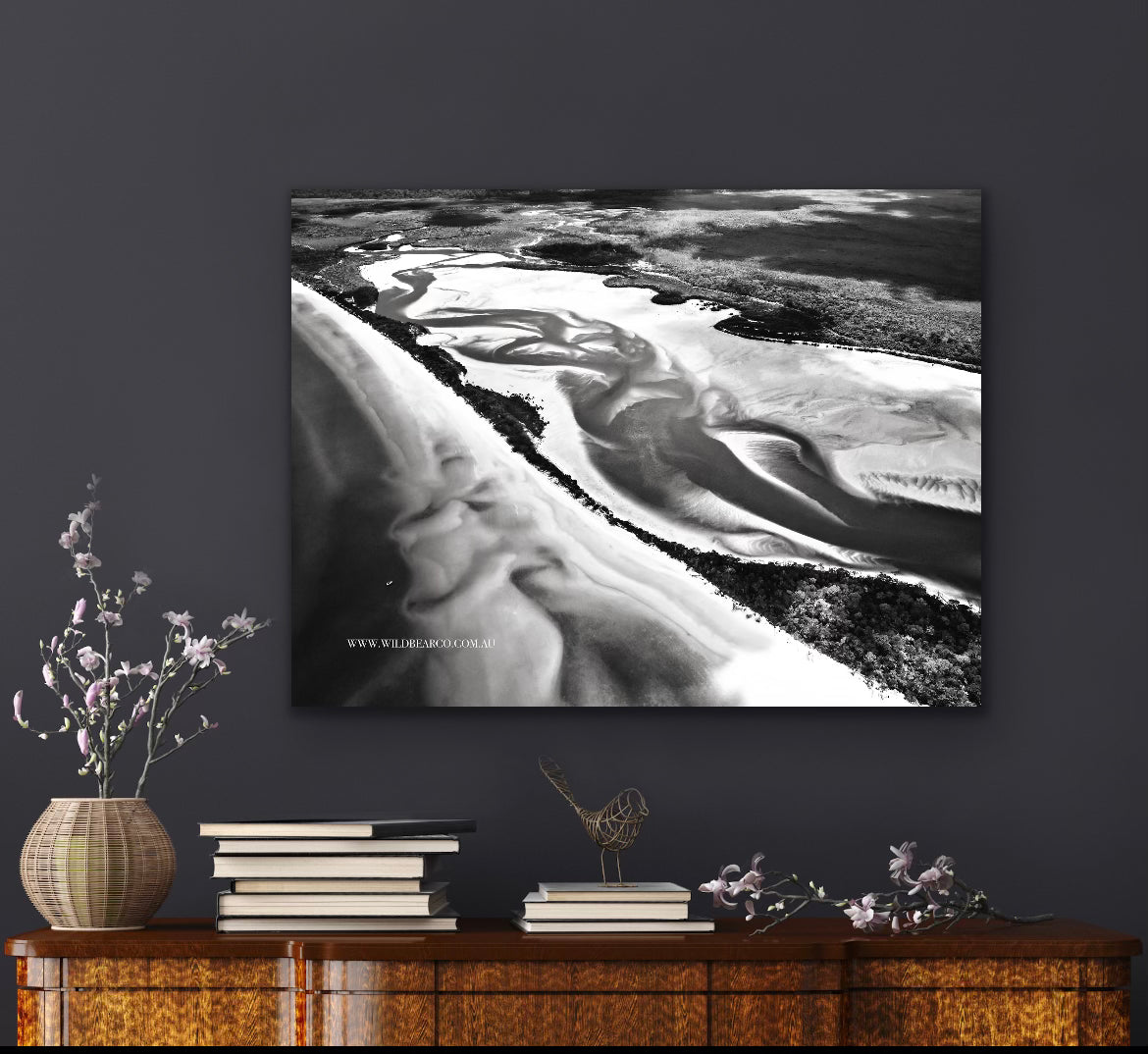 Wall Art ~ Wathumba Creek Three (Black & White)