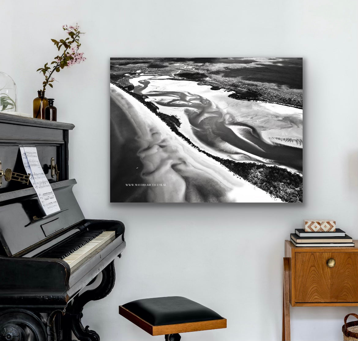 Wall Art ~ Wathumba Creek Three (Black & White)