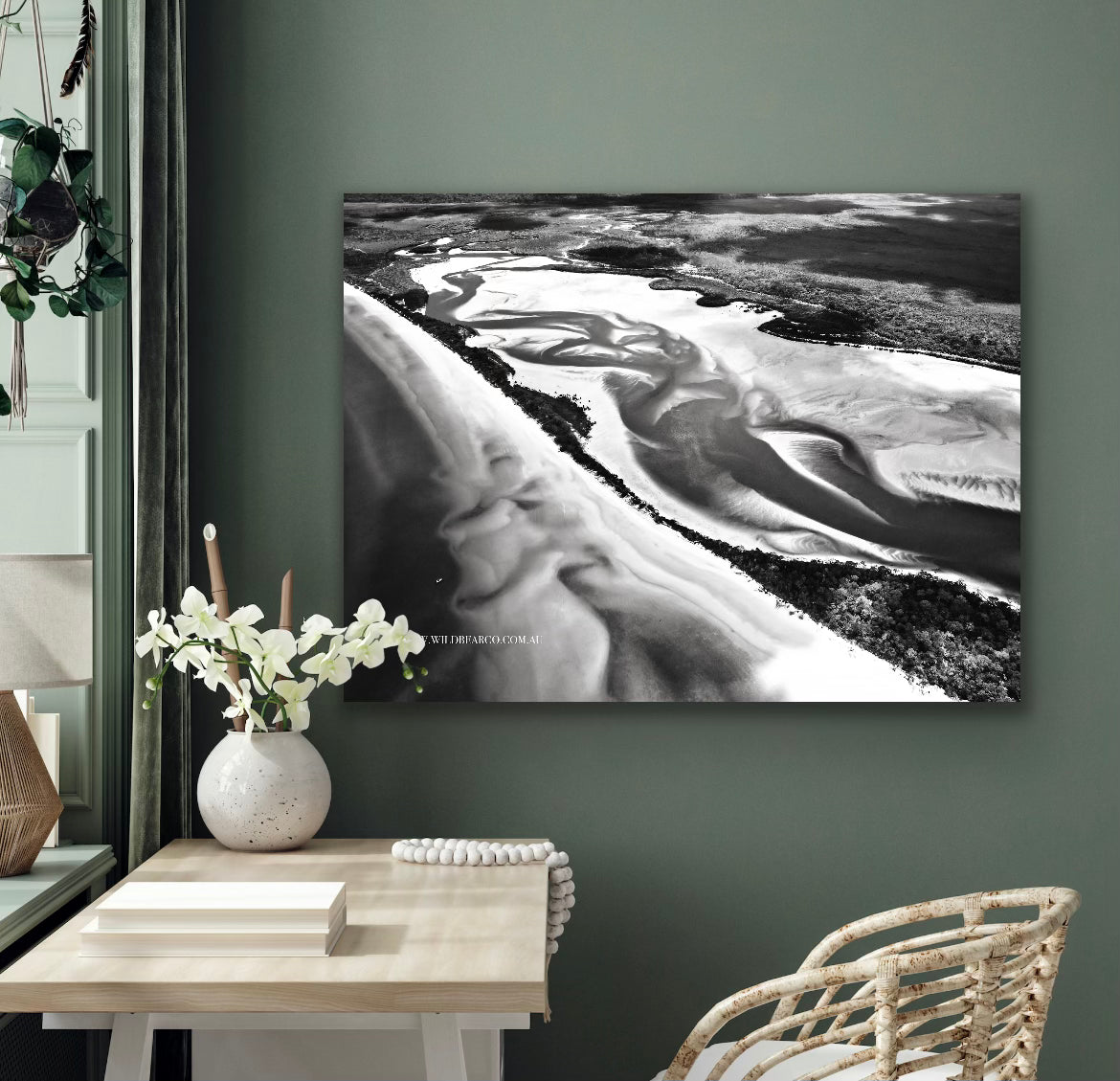 Wall Art ~ Wathumba Creek Three (Black & White)