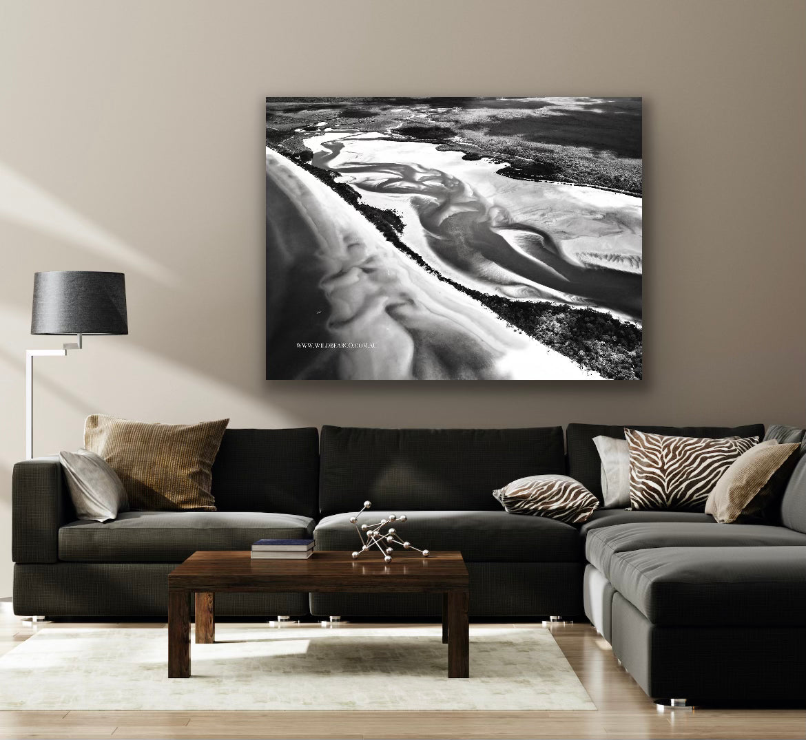 Wall Art ~ Wathumba Creek Three (Black & White)