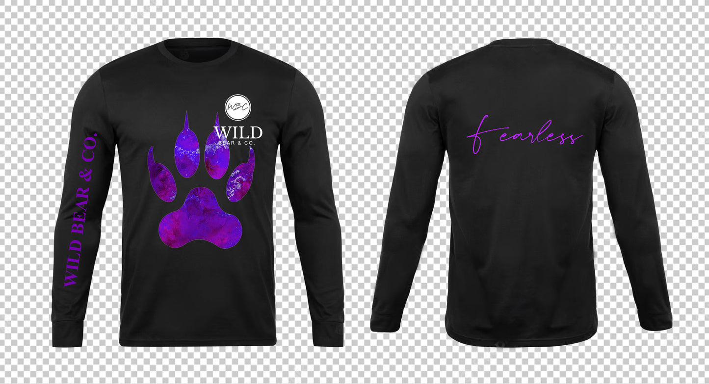 WBC Fearless Purple Paw Adventure Shirt