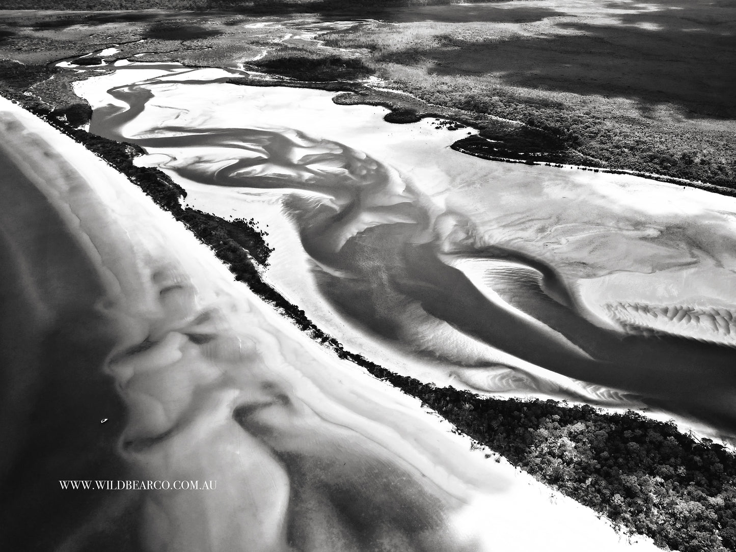 Wall Art ~ Wathumba Creek Three (Black & White)